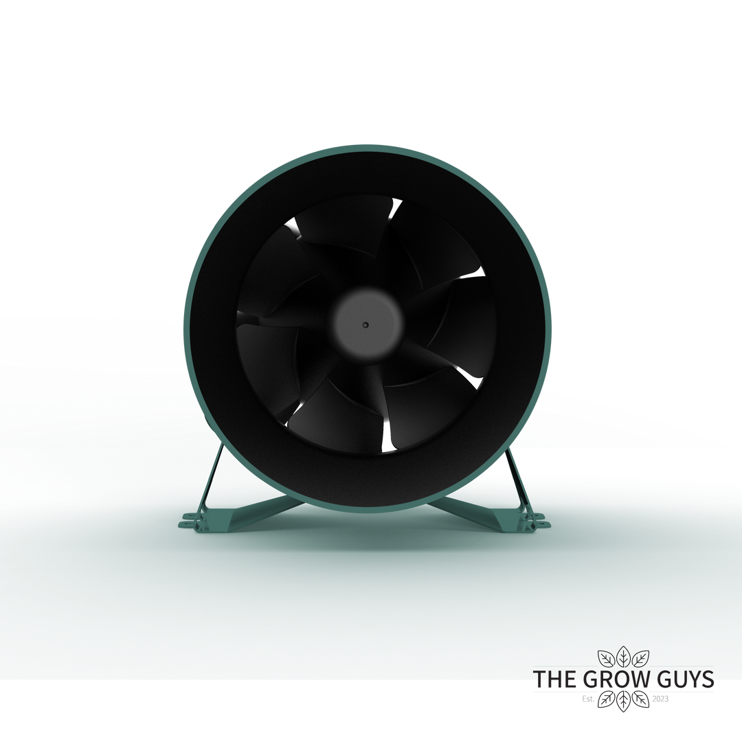 Inline EC Fan by HVC — Quiet Mixed Flow Fan with Speed Controller