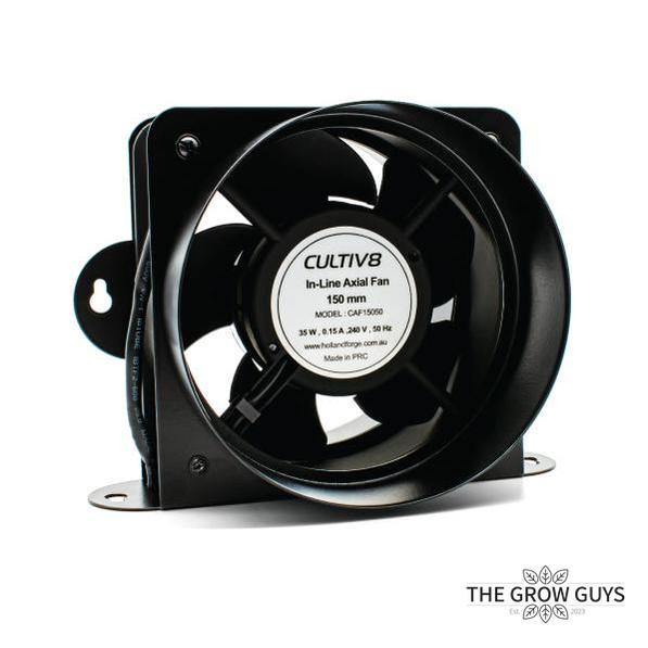 Inline Fans by Cultiv8 — Quiet Steel Duct Booster Fans for Grow Tents