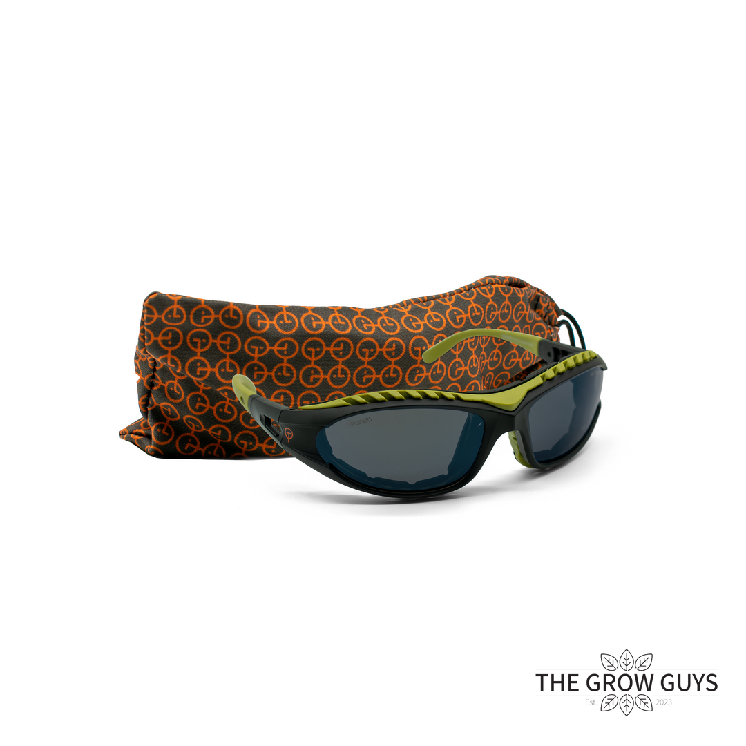 LED Protective Eyewear by Treegers - Grow Room Glasses for Full-Spectrum LED Lights
