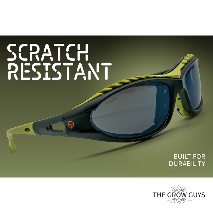 LED Protective Eyewear by Treegers - Grow Room Glasses for Full-Spectrum LED Lights
