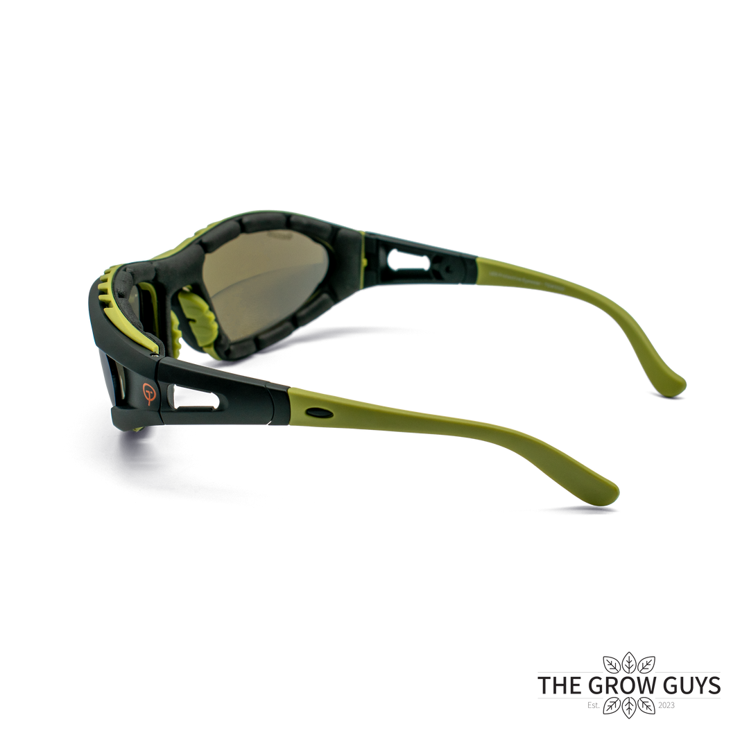 LED Protective Eyewear by Treegers - Grow Room Glasses for Full-Spectrum LED Lights