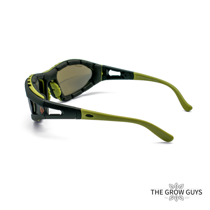LED Protective Eyewear by Treegers - Grow Room Glasses for Full-Spectrum LED Lights