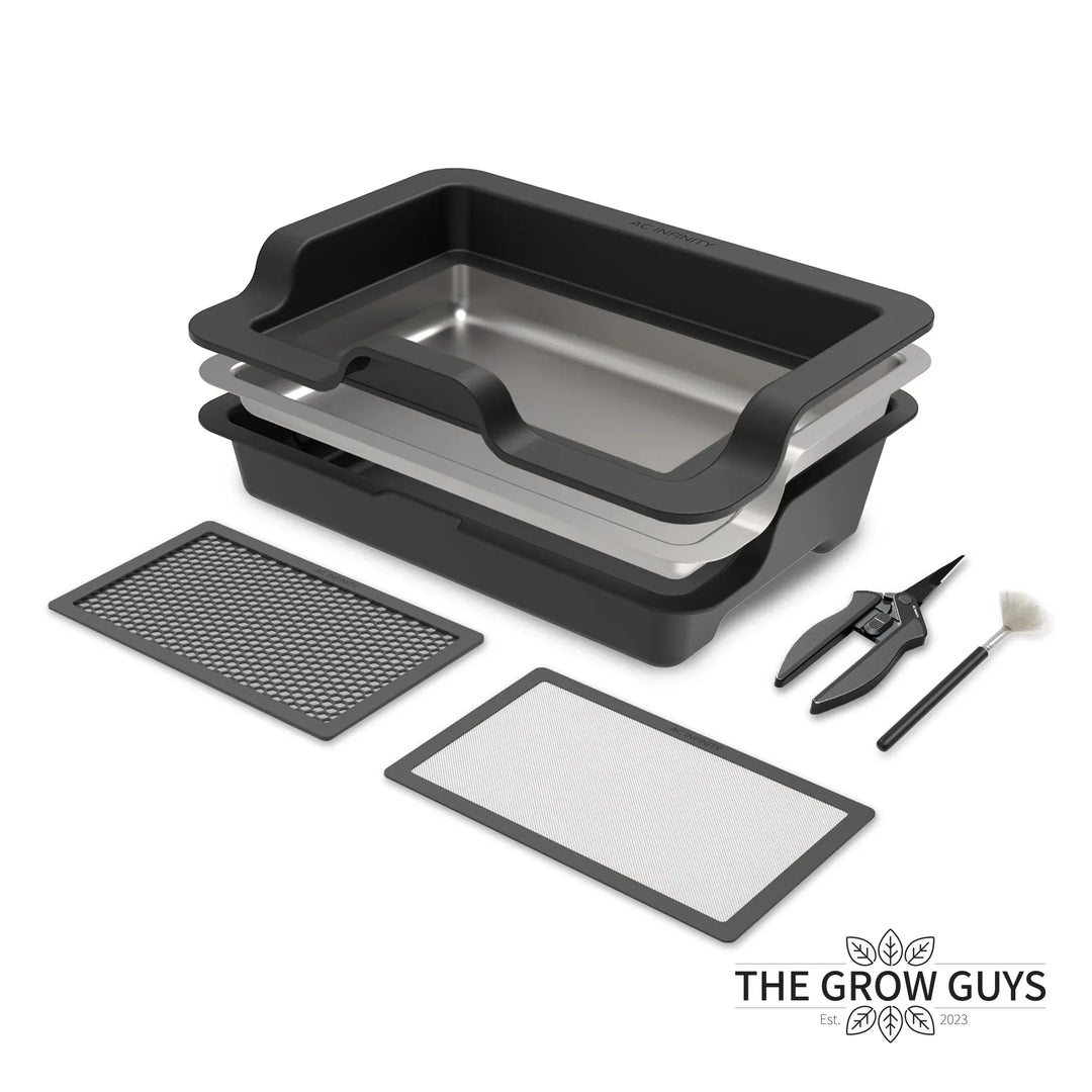 Large Trim Tray System by AC Infinity — Three-Tier Harvest Workstation