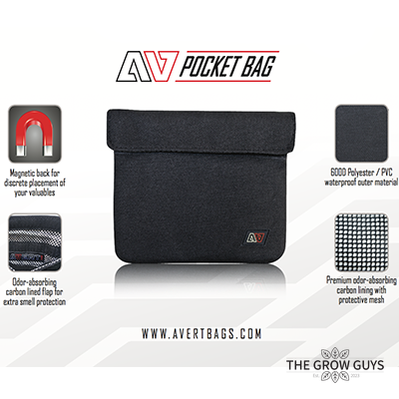 Pocket Bag by Avert — Smell-Proof Carbon-Lined Stash Pouch with Magnetic Mount