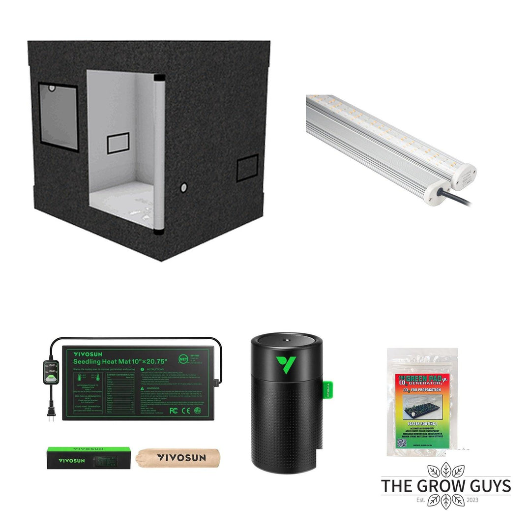 Propagation Kit by The Grow Guys — Clone Tent, LED, Heat Mat, Humidifier & CO2