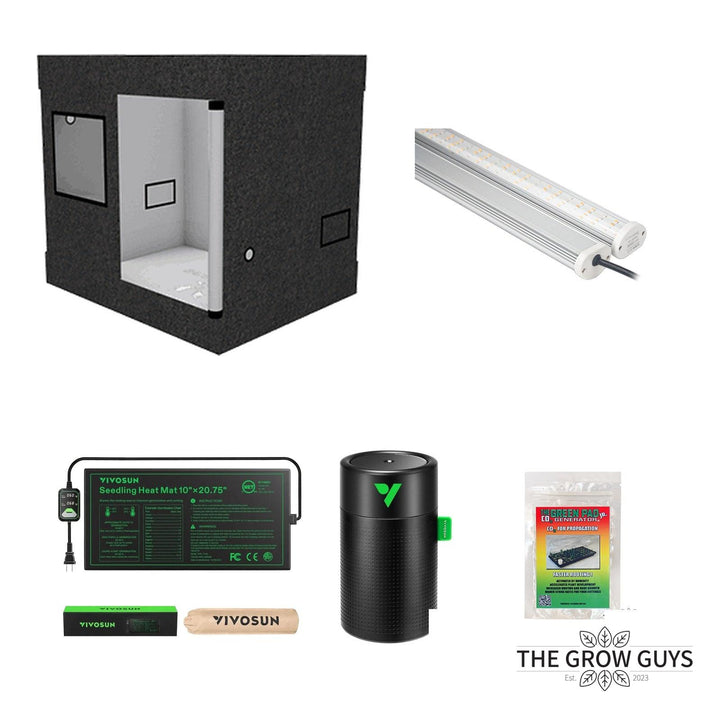 Propagation Kit by The Grow Guys — Clone Tent, LED, Heat Mat, Humidifier & CO2