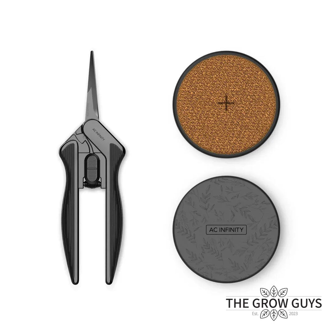 Pruning Shear With Cleaning Kit - 6.6” Straight Blades by AC Infinity