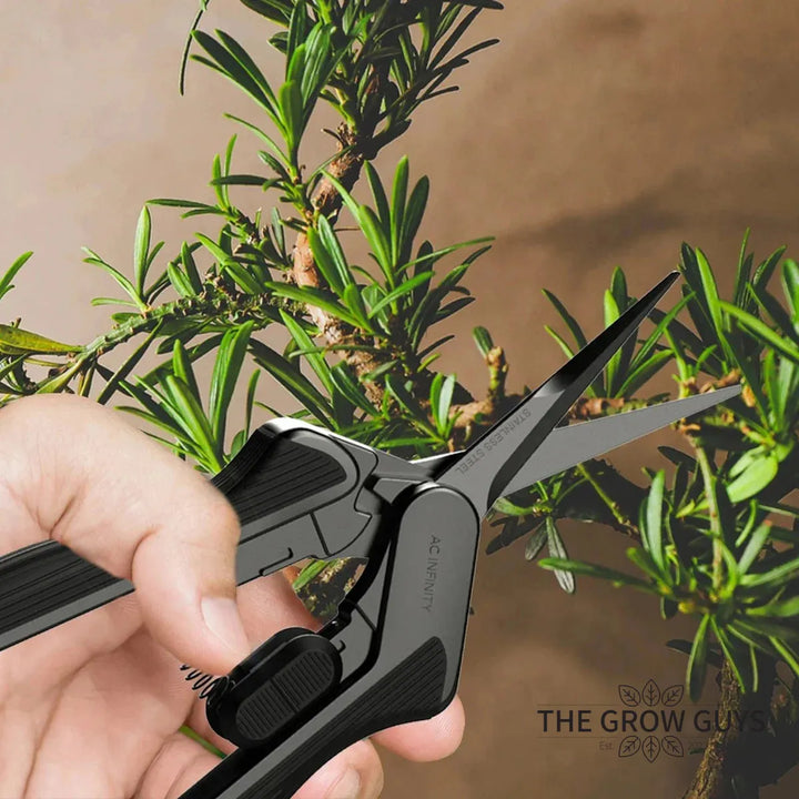 Pruning Shear with Cleaning Kit by AC Infinity — 6.6" Straight Blade