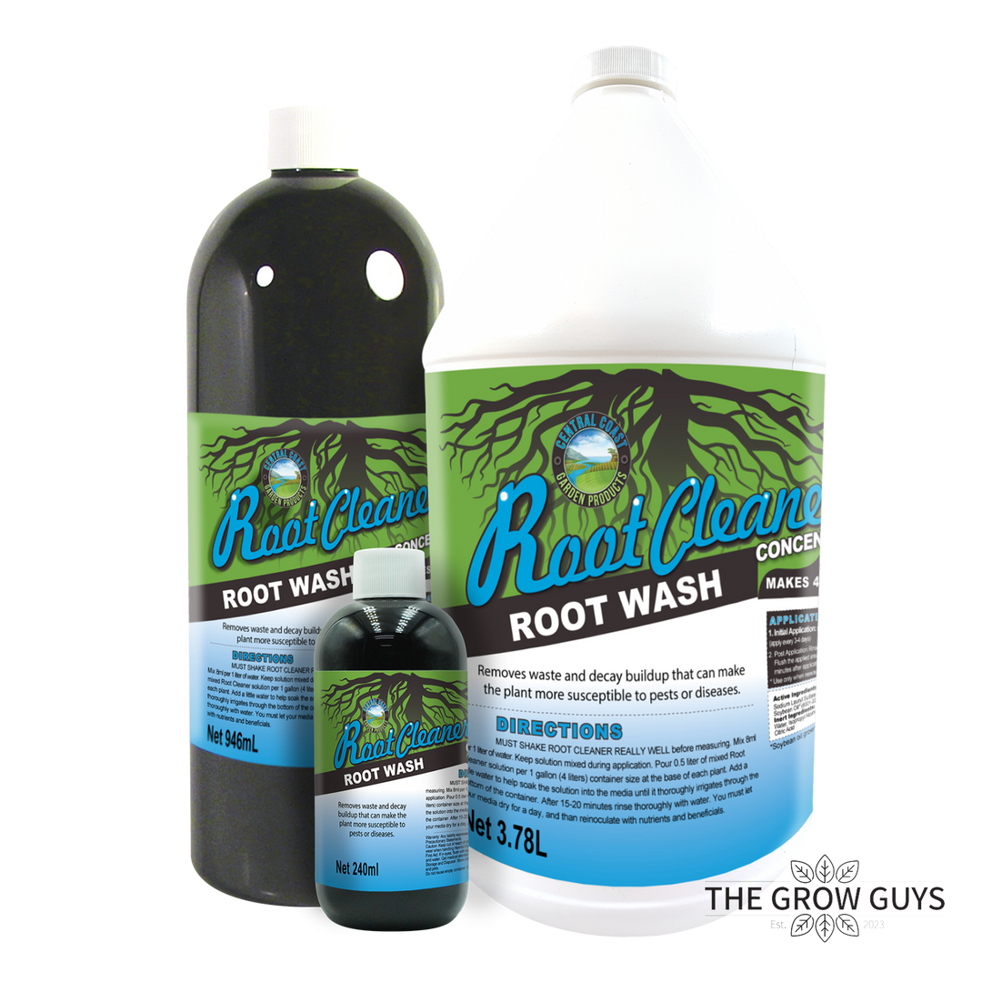 Root Cleaner by Central Coast Garden — Natural Soil Drench for Fungus Gnats, Root Aphids & Pythium