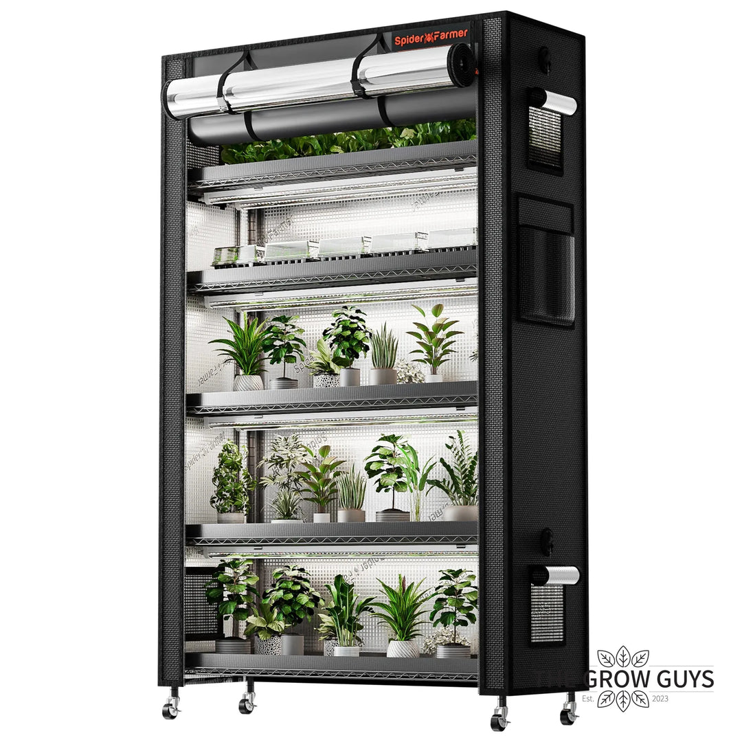SF-Plantstand230 by Spider Farmer - 6-tier indoor plant stand with integrated grow lights