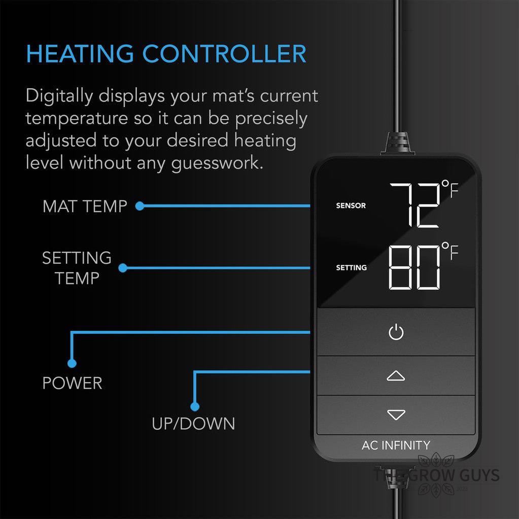 SUNCORE H3 by AC Infinity — Seedling Heat Mat with Digital Temperature Controller (240V AU)