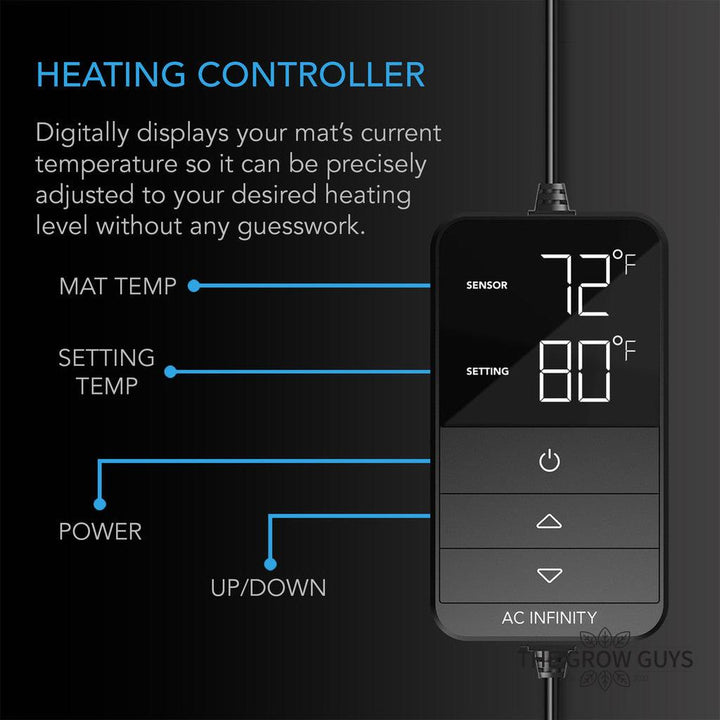 SUNCORE H3 by AC Infinity — Seedling Heat Mat with Digital Temperature Controller (240V AU)