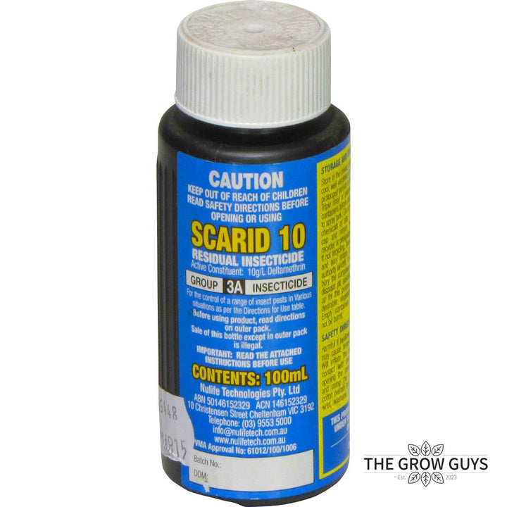 Scarid 10 by Nulife Technologies — 100mL Deltamethrin Scarid Fly Preventative