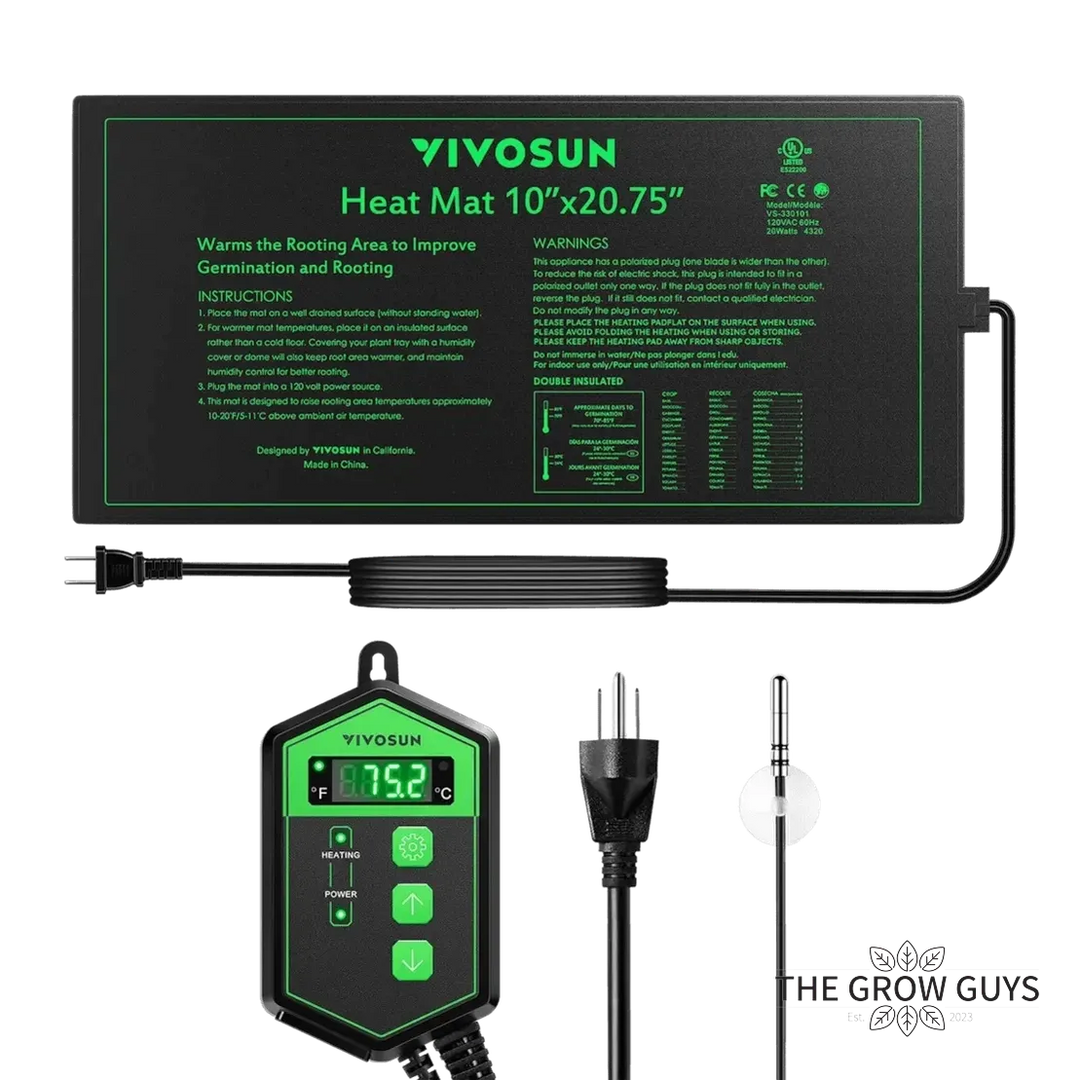 Seedling Heat Mat with Thermostat by VIVOSUN - propagation heating mat