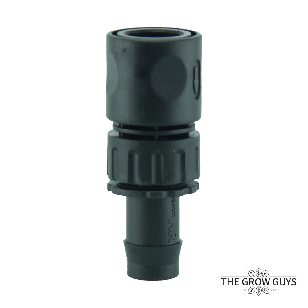 Snap On Hose Connector Barbed by The Grow Guys - Quick-Fit Hose Adapter