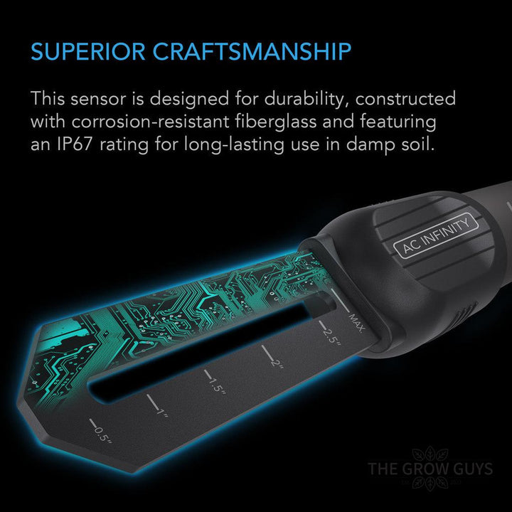 Soil Sensor for Controller AI+ by AC Infinity – Moisture Monitor Plug-In