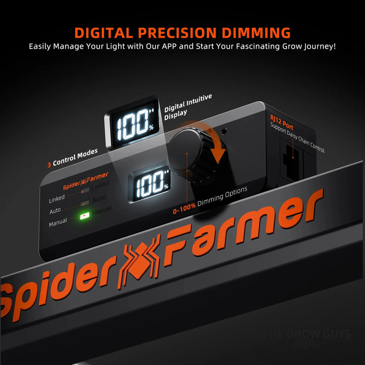 Spider Farmer G4500 — 320W WiFi LED Grow Light | 2x4 ft | App-Controlled Full Spectrum