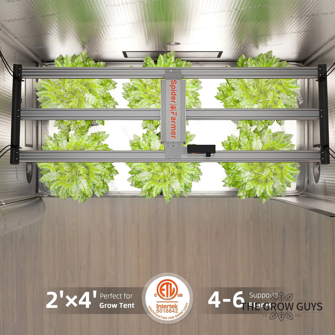 Spider Farmer G4500 — 320W WiFi LED Grow Light | 2x4 ft | App-Controlled Full Spectrum
