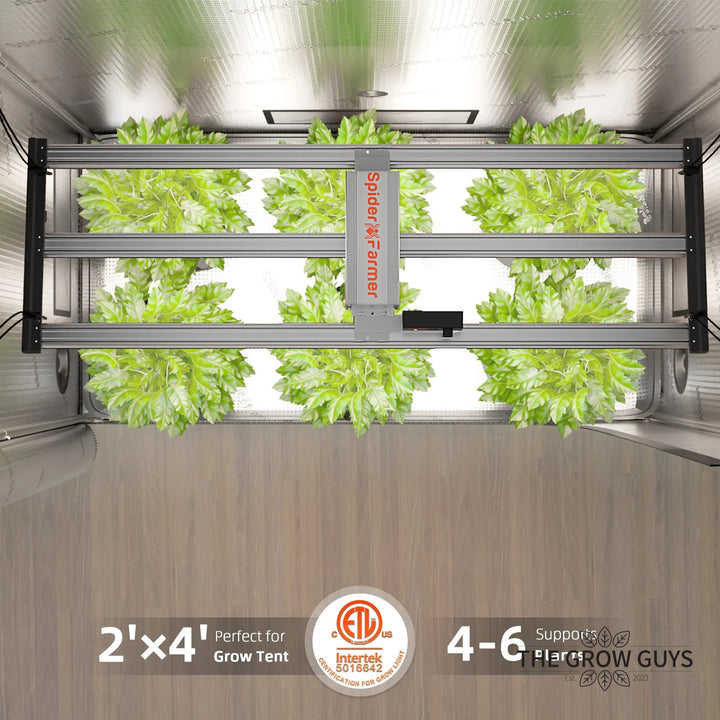 Spider Farmer G4500 — 320W WiFi LED Grow Light | 2x4 ft | App-Controlled Full Spectrum