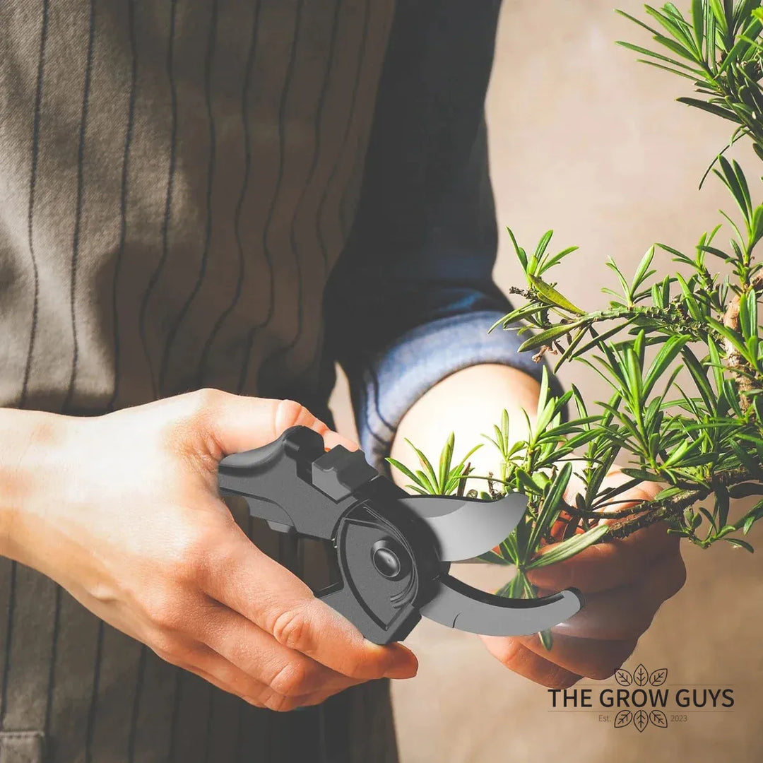Stainless Steel Bypass Shears by AC Infinity — Spring-Loaded Pruners for Thick Stems