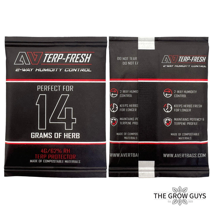 Terp Fresh 14g by Avert — Compostable 2-Way 62% RH Humidity Pack for Herb Storage
