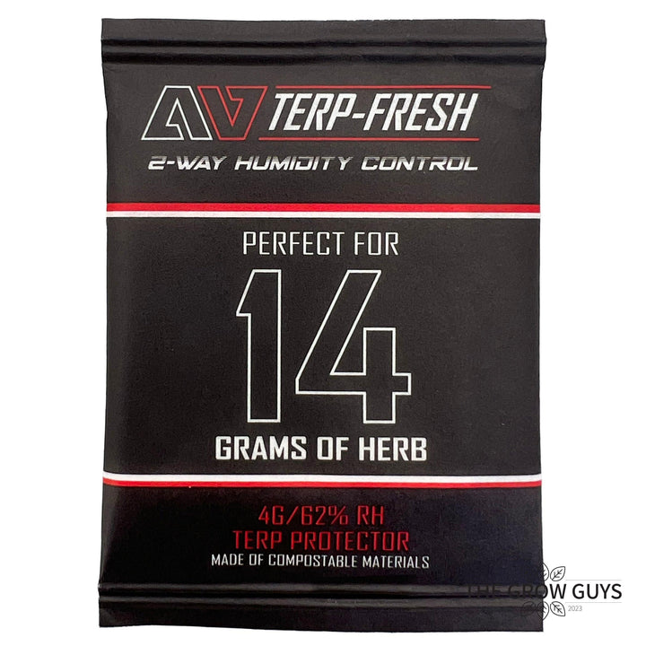 Terp Fresh 14g by Avert — Compostable 2-Way 62% RH Humidity Pack for Herb Storage