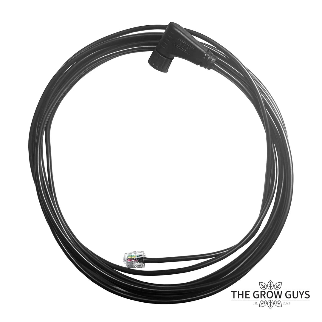Treegers Universal RJ-10V Connection Cable — 4m LLT M12 to RJ11 Dimming Cable