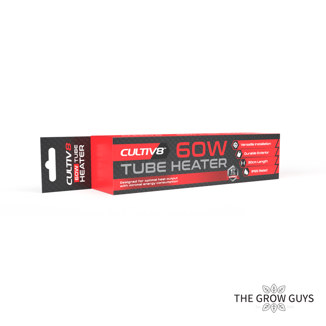 Tube Heaters by Cultiv8 — IP55 Grow Room Heat Bars, 60W to 300W