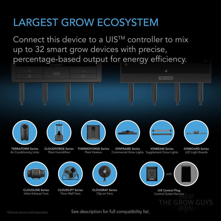 UIS 1-to-1 Transmitter & Receiver by AC Infinity — Wireless Connection for UIS Controllers & Devices