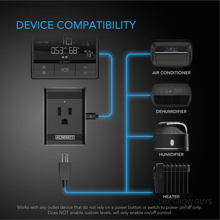 UIS Control Plug by AC Infinity - Smart Outlet Adapter