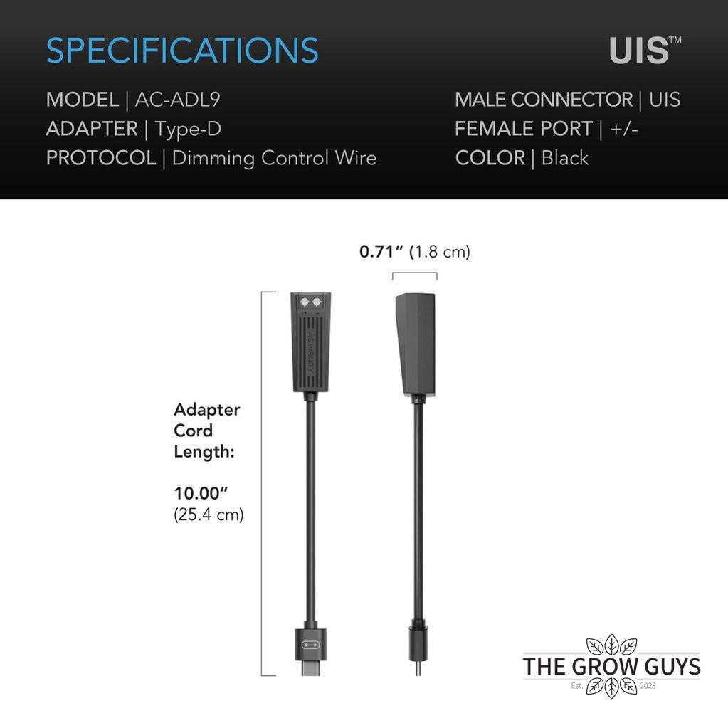 UIS Lighting Adapters by AC Infinity — Smart Control for Third-Party Grow Lights