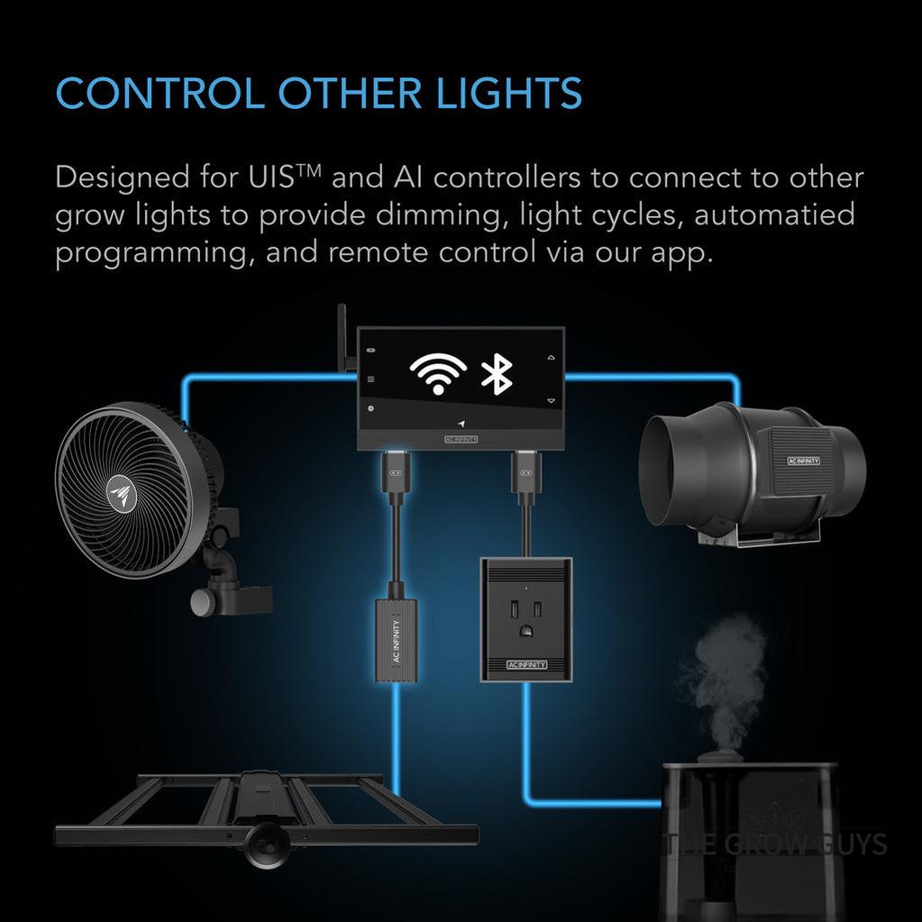 UIS Lighting Adapters by AC Infinity — Smart Control for Third-Party Grow Lights
