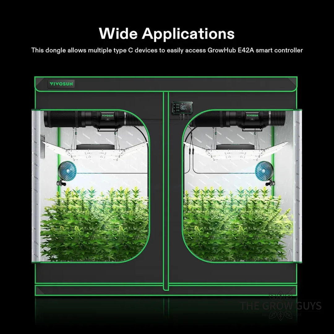 USB-C Splitter for GrowHub Controller E42A by VIVOSUN - smart grow controller expansion cable