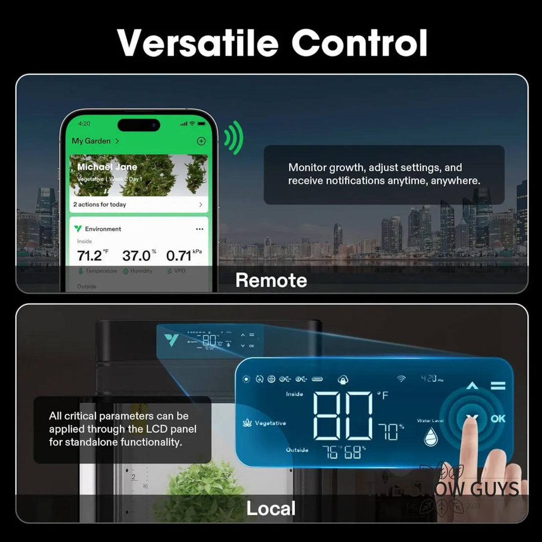 VGrow Smart Tent + Exclusive Upgrade by VIVOSUN - automated smart grow system