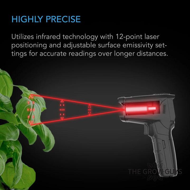 VPD Thermometer by AC Infinity — Infrared Laser Surface Temp & VPD Meter
