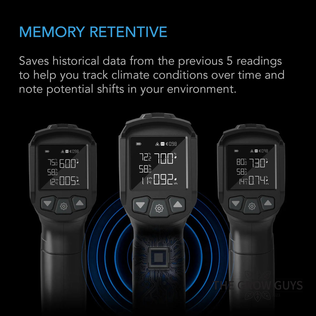 VPD Thermometer by AC Infinity — Infrared Laser Surface Temp & VPD Meter