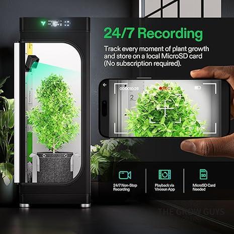Vivosun 2K Smart Grow Camera — Wi-Fi Night Vision Tent Monitoring