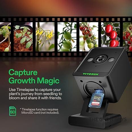 Vivosun 2K Smart Grow Camera — Wi-Fi Night Vision Tent Monitoring