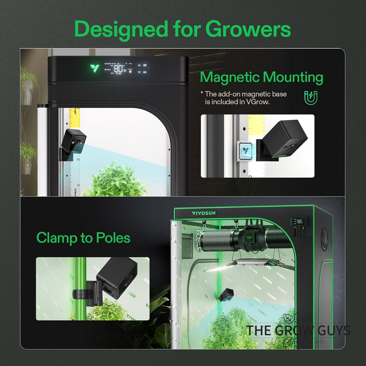 Vivosun 2K Smart Grow Camera — Wi-Fi Night Vision Tent Monitoring