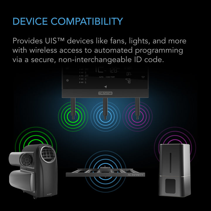 UIS 1-to-1 Transmitter & Receiver by AC Infinity – Wireless Grow Room Connector