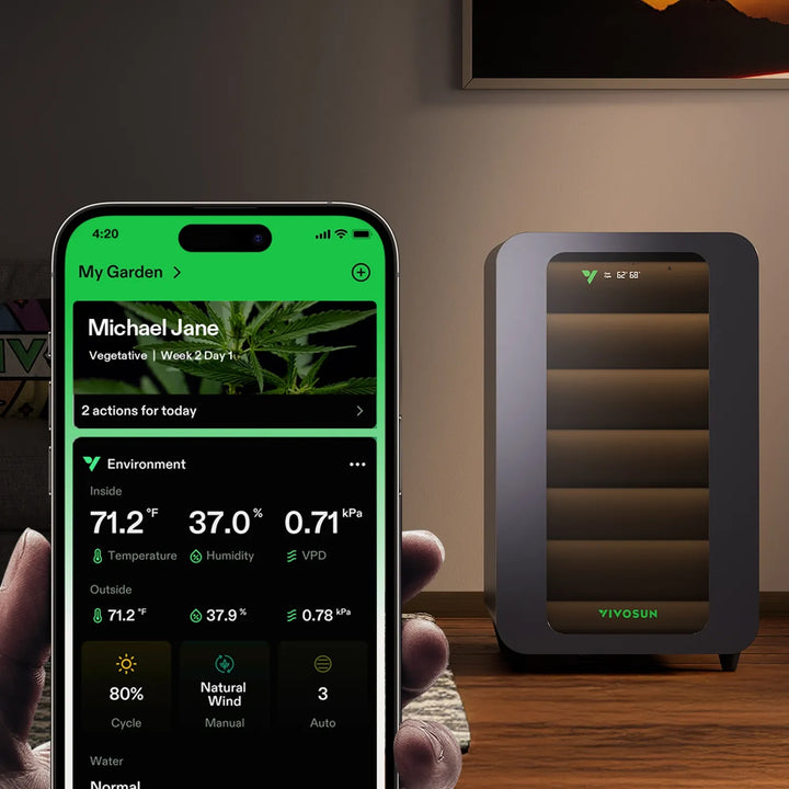 VCure Smart Post-Harvest Box by VIVOSUN - smart drying and curing machine