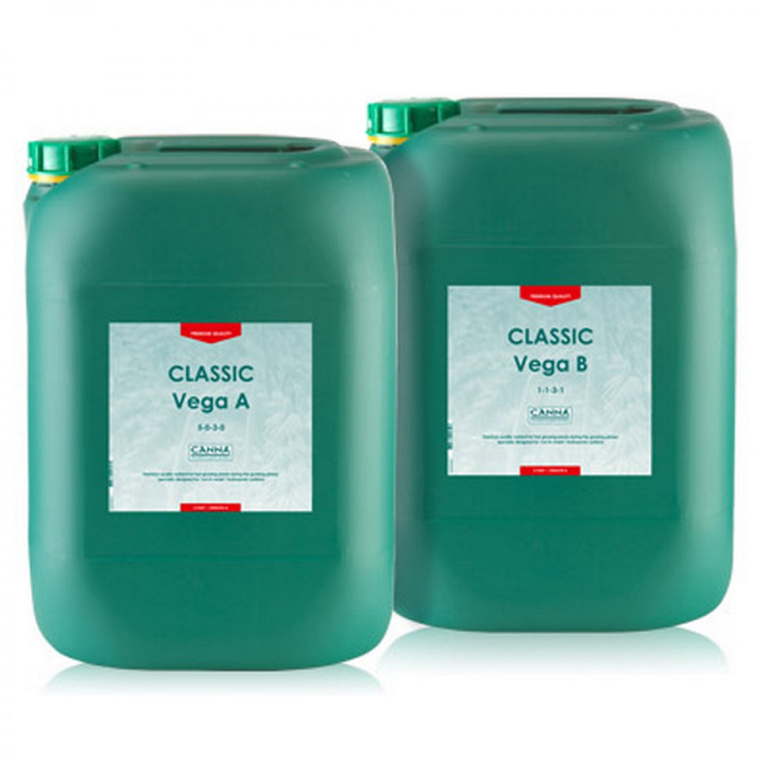 Classic Vega A&B Set by Canna — Inert Run-to-Waste Veg Nutrient