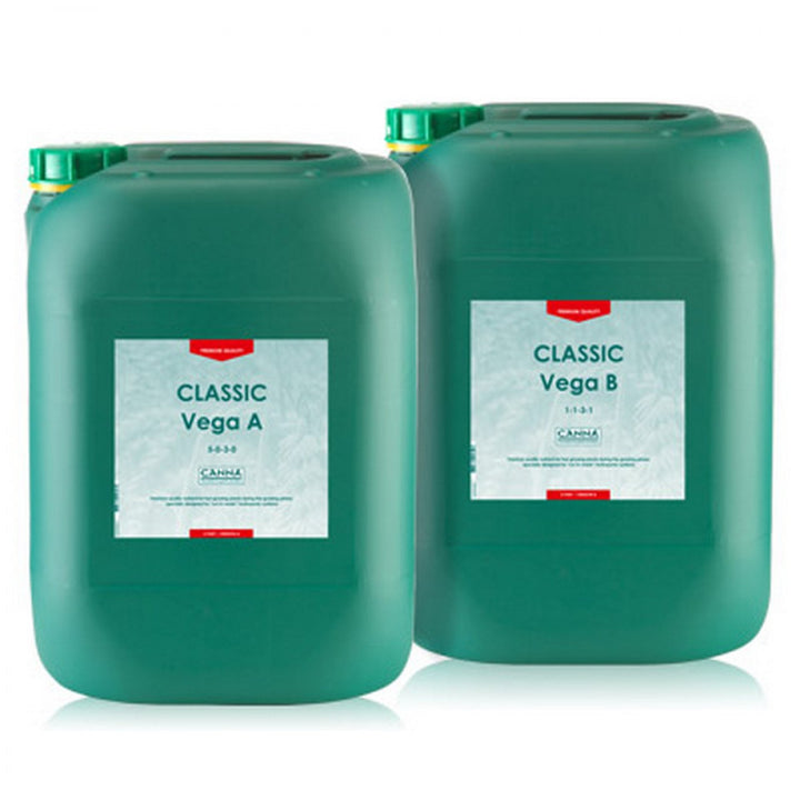 Classic Vega A&B Set by Canna — Inert Run-to-Waste Veg Nutrient