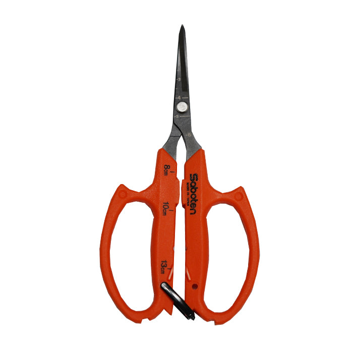 Curved Blade Trimming Scissors PT-21 by Saboten — Japanese Auto-Opening Magnetic Trim Tool