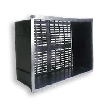 Crop Box Tub Black Grated Base — Stackable Hydroponic Tub for DWC, Cloning & Propagation