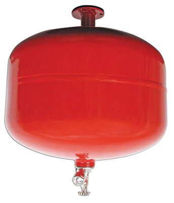 Flame Defender 12kg automatic fire extinguisher, ceiling-mount dome for larger grow rooms
