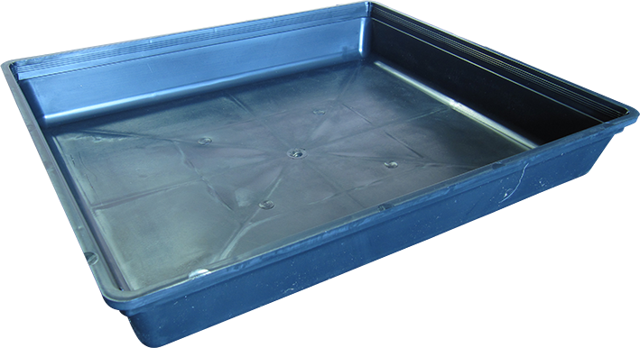 Solid Propagation Tray by The Grow Guys — Watertight Base for Bottom Watering & Drip Capture