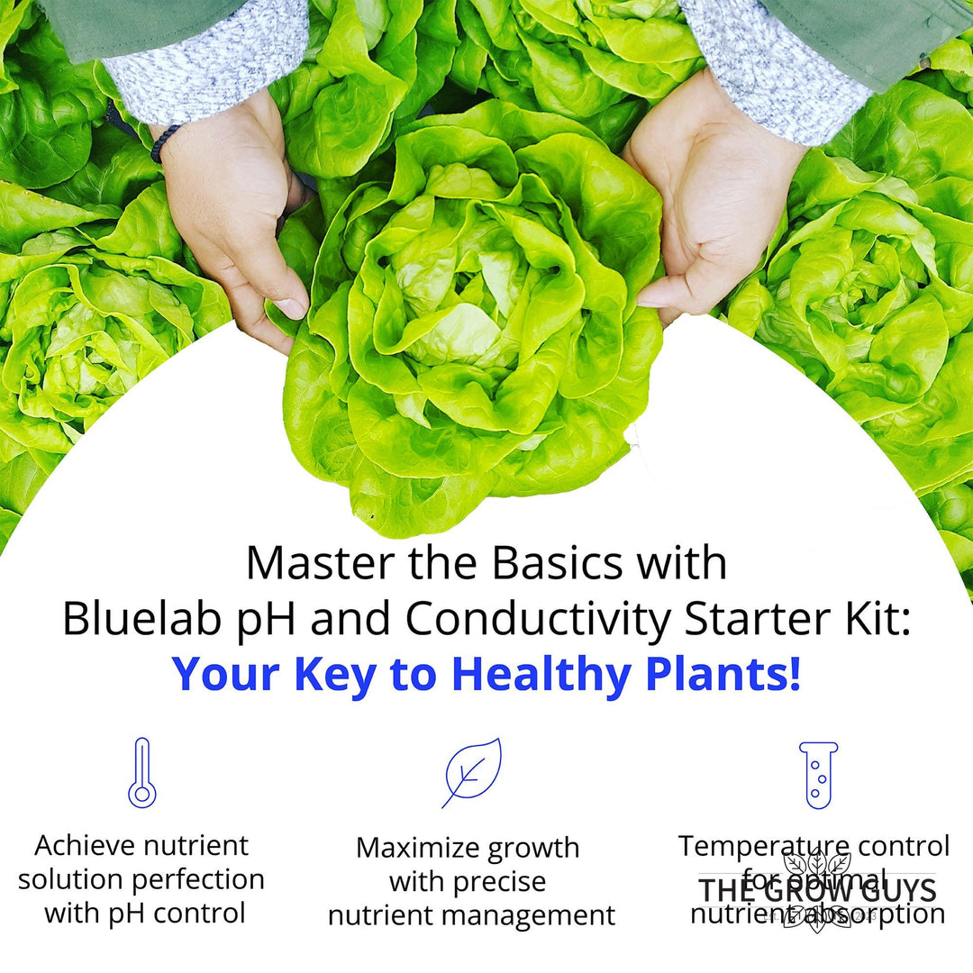 pH & Conductivity Starter Pack by Bluelab — Complete pH, EC & Temperature Testing Kit