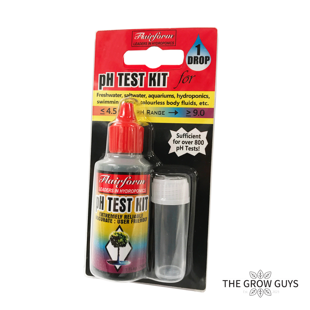 pH Test Kit by Flairform — Liquid pH Tester for Hydroponics (800 Tests)