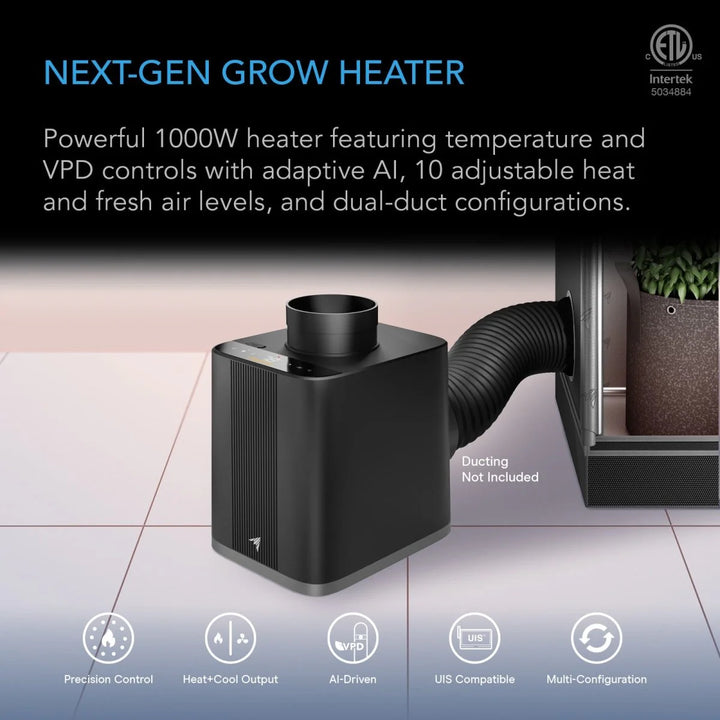 Thermal-Resistant Hose by AC Infinity — Heat-Safe Polypropylene Duct for Thermoforge S7 & T7